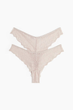 Pack de 2 bragas Brazilian de encaje - H&m фото 2