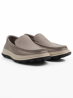05-2302 GRAY/BEIGE Туфли мужские (натуральная кожа)