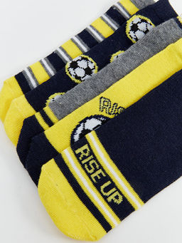 Desenli Erkek ?ocuk Patik ?orap 5li