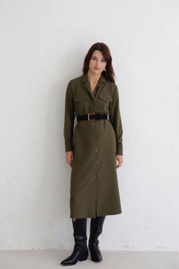 Платье-рубашка с английским воротником - Martichelli фото 117