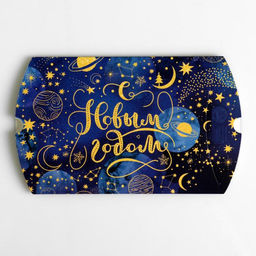 Цена за 5 шт. Коробка новогодняя складная фигурная С Новым годом, 19 х 14 х 4 см - Дарите счастье фото 4