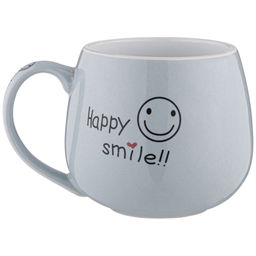 КРУЖКА КОЛЛЕКЦИЯ ВЕСЕЛЫЙ СМАЙЛИК 300 МЛ 9*8,2 СМ - Lefard фото 3