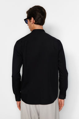TRENDYOL MAN Premium Siyah %100 Pamuk Regular Fit Hakim Yaka Gomlek TMNAW24GO00027 - Trendyolmilla фото 6