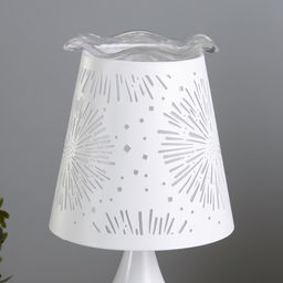 Аромалампа RISALUX «Салют», с подсветкой, Е27, 40 Вт, RGB, 13×13×30 см, белая