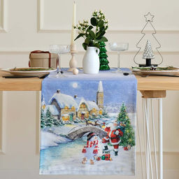 Дорожка на стол Этель Рождественский вечер 40х147 +/- 5 см, 100% хл, саржа 190 гр/м2