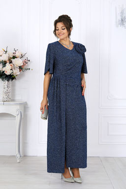 Платье Ninele 7509 синий фото 4