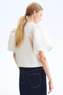Blusa con mangas globo - H&m фото 8