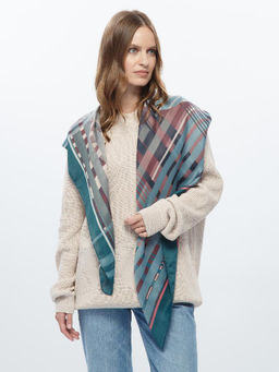Платок жен. шелк+шерсть+мод 120х120 BL16-8277-14 - Eleganzza фото 4