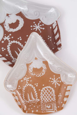 Y?lbas? Ev Sekilli 2li 17 cm & 21 cm Cam Tabak Seti TPHAW26TBK00013 - Trendyolmilla фото 3