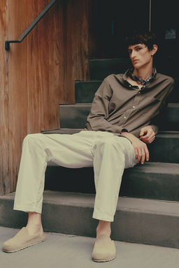 Camisa en tejido texturizado Regular Fit - H&m фото 3