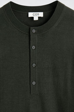 CAMISETA HENLEY DE LANA MERINO SLIM FIT - H&m фото 4
