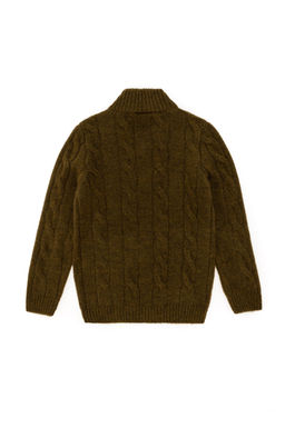 Свитер цвета хаки для мальчика Неожиданная скидка в корзине - U.s. polo assn фото 2