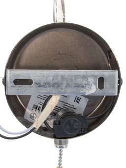 Бра ЭкономСвет 4671/1wAN, 1×40 Вт, E27, 30×10×18 см, чёрный хром