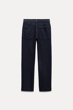 ZW COLLECTION BOOTCUT HIGH-WAIST CROPPED JEANS - Zara фото 8