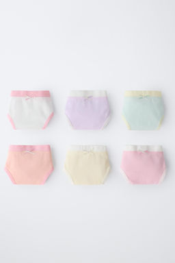 6-14 A?OS/ PACK SEIS BRAGUITAS CONTRASTE / Multicolor - Zara фото 5