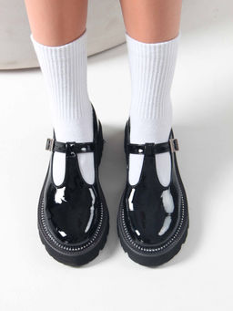 Туфли полуботинки 1004.5151 bl. Черный