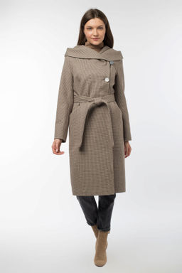 Пальто женское демисезонное (пояс) - El podio фото 6