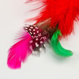 Игрушка Шарик с длинным хвостом, шар 4,2 см, красная - Пижон фото 4