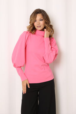 Водолазка с пышным рукавом