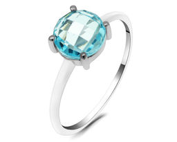 Кольцо из серебра топаз, Элегия