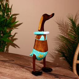 Сувенир «Утка в купальнике», 45 см, дерево