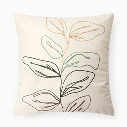 Чехол на подушку Этель Цветы 3 шт, 40*40 см, велюр 100% п/э фото 6