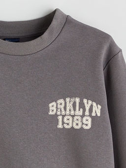 Bisiklet Yaka Erkek ?ocuk Sweatshirt