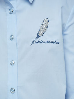 Блузка для девочки длинный рукав