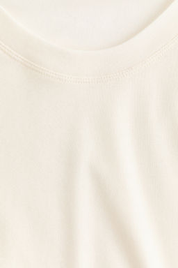 Camiseta de algod?n pima con escote en U - H&m фото 6