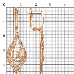 СЕРЬГИ 34015129 - Красная пресня фото 2