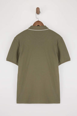 Lacivert Regular Polo Yaka Duz Polo Yaka T-shirt TMNSS26PO00020 - Trendyolmilla фото 6