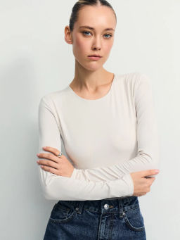 Базовое боди с длинным рукавом / Zarina