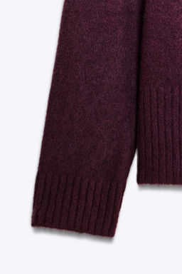 V-NECK KNIT SWEATER - Zara фото 5