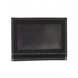 Обложка пропуск/карточка/проездной Croco-В-223 натуральная кожа черный флотер (40/1) 264651  фото 2