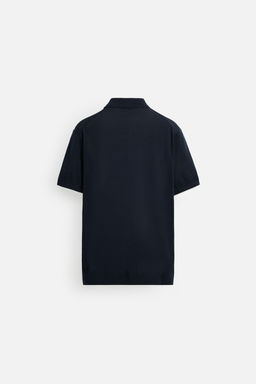 KNIT COTTON - SILK POLO SHIRT - Zara фото 8