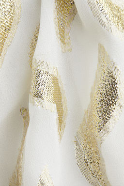 Vestido off-the-shoulder en tejido jacquard - H&m фото 3