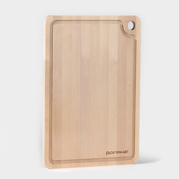 Доска разделочная деревянная с канавкой, 33221,5 см, берёза - Доляна фото 2