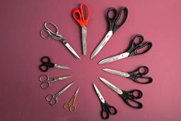 Ножницы Micron VIT-22-Z зигзаг в чехле 205 мм