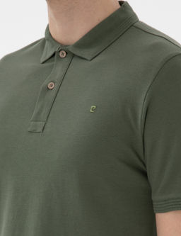 Haki Slim Fit K_vr_lmaz Polo Yaka Basic Ti__rt - Pierre cardin фото 7
