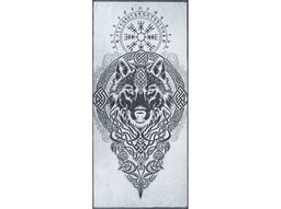 Полотенце махровое 6с102.411ж1 Тотем ВОЛК(антрацит) 67х150см