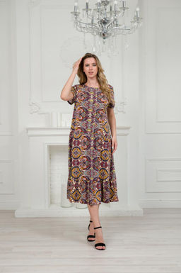 Платье женское из кулирки Кармелита восток - Амадэль фото 3