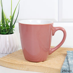 Кружка 250 мл Пастель Темно Розовый / AA-048-1 /уп 96/ микс 5/ ПРОМО АКЦИЯ