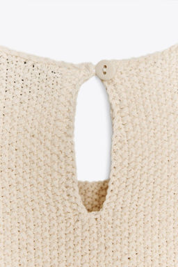 SLEEVELESS KNIT TOP - Zara фото 9