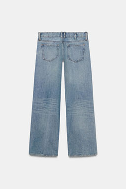 JEANS Z1975 STRAIGHT LOW-RISE RIPPED - Zara фото 21
