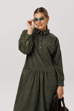 Платье ANELLI 1730 папоротник  фото 5