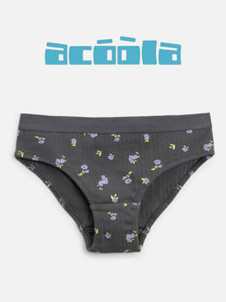 ACOOLA / Трусы детские для девочек Vinograd_br серый принт
