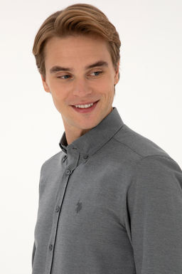 Erkek Antrasit Uzun Kollu Basic G_mlek Sepette S_rpriz _ndirim - U.s. polo assn фото 2