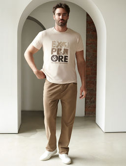 Футболка из премиального хлопка с авторским принтом - Vilatte фото 5