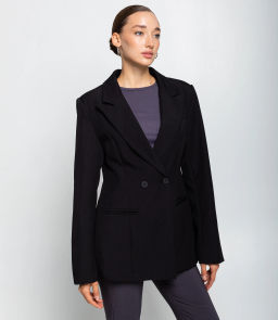 Жакет #КТ20723, чёрный