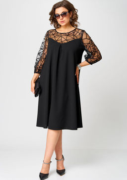 Платье EVA GRANT 7279С черный